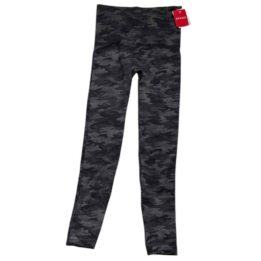SPANX Women's Look at me Now Seamless Leggings Heather Camo S NWT